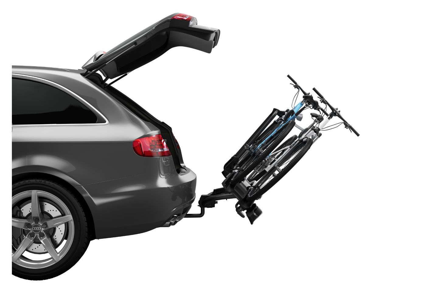 Thule VeloCompact 2 7-pin 925001 on car side tilt